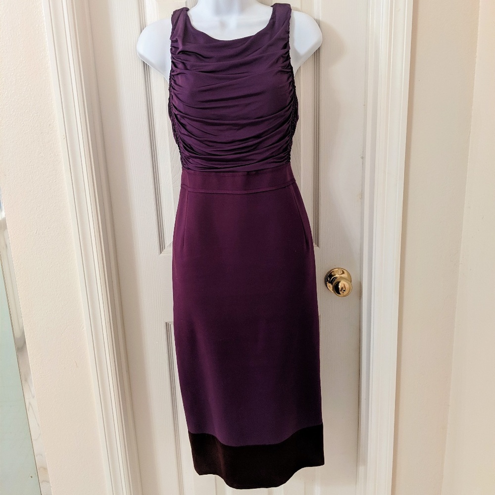 Tahari - Plum Purple Formal Dress - Size 6